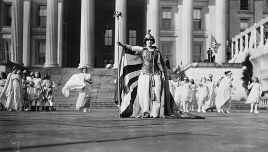 Suffrage Pageant Participants