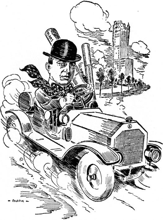 Louis Curtiss caricature