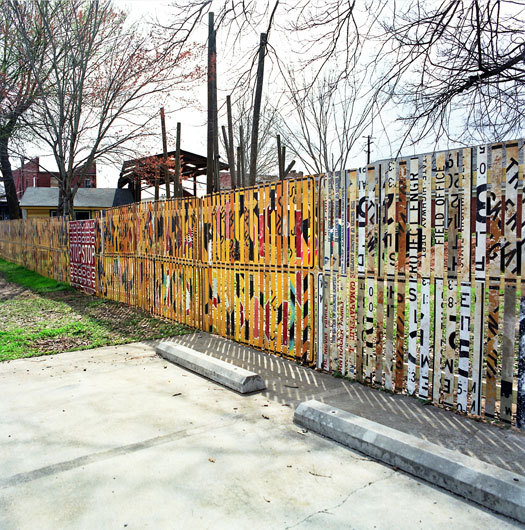YouthBuild Road Sign Fence