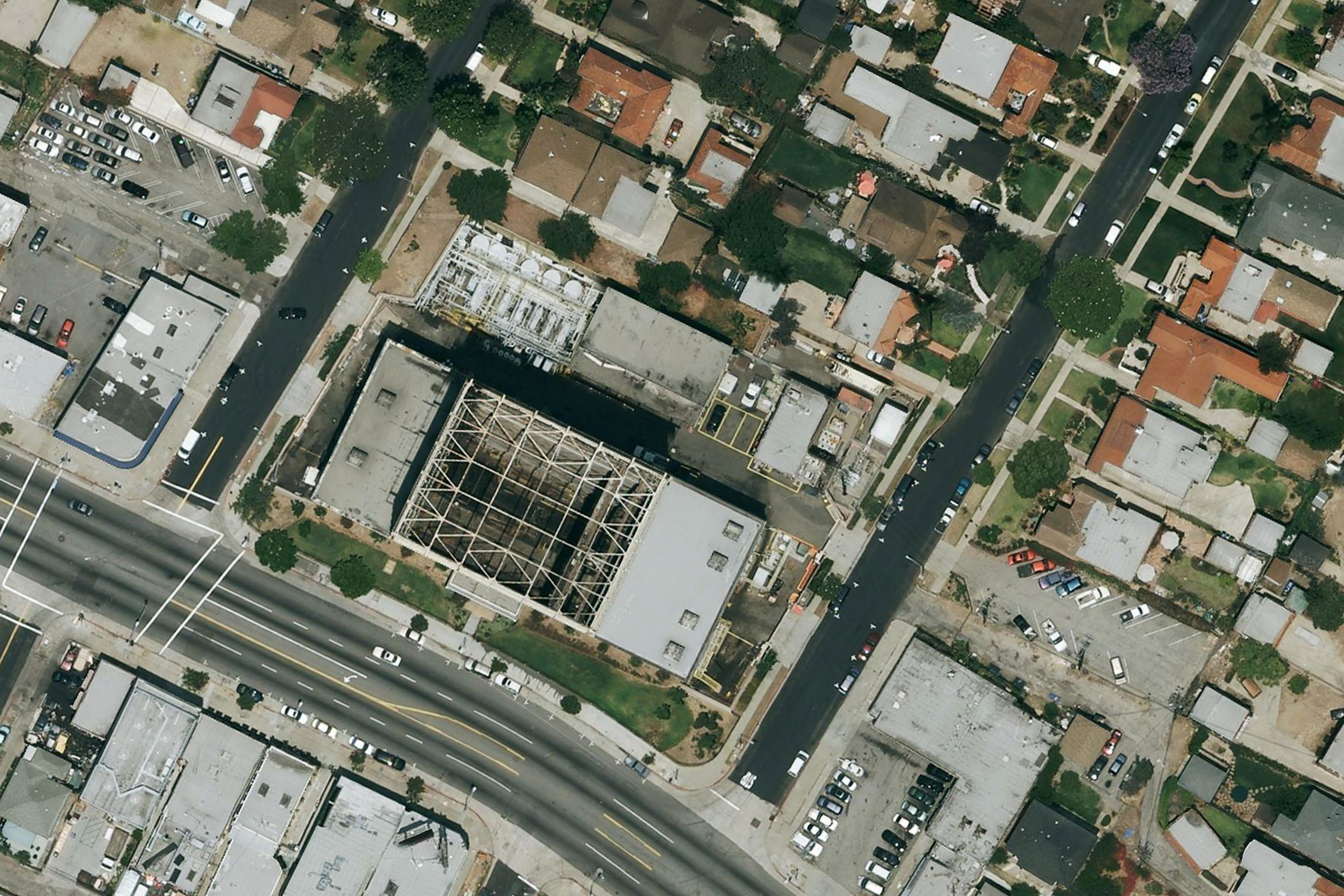 Click to Enlarge PXP Packard Well Site aerial view