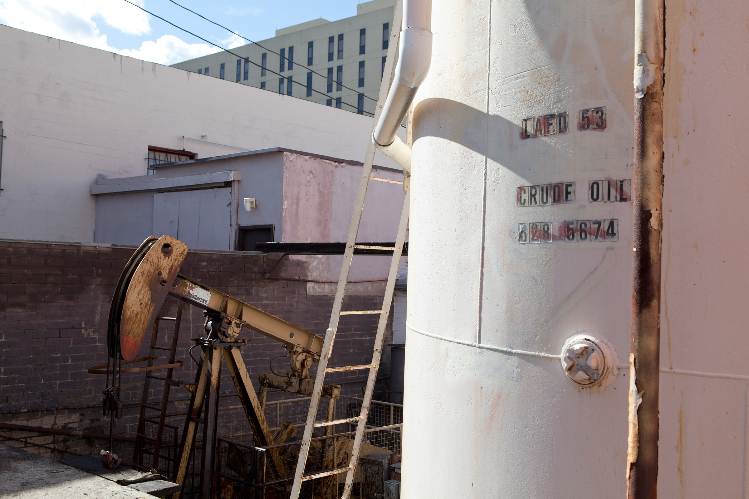 Click to Enlarge Private oil company well