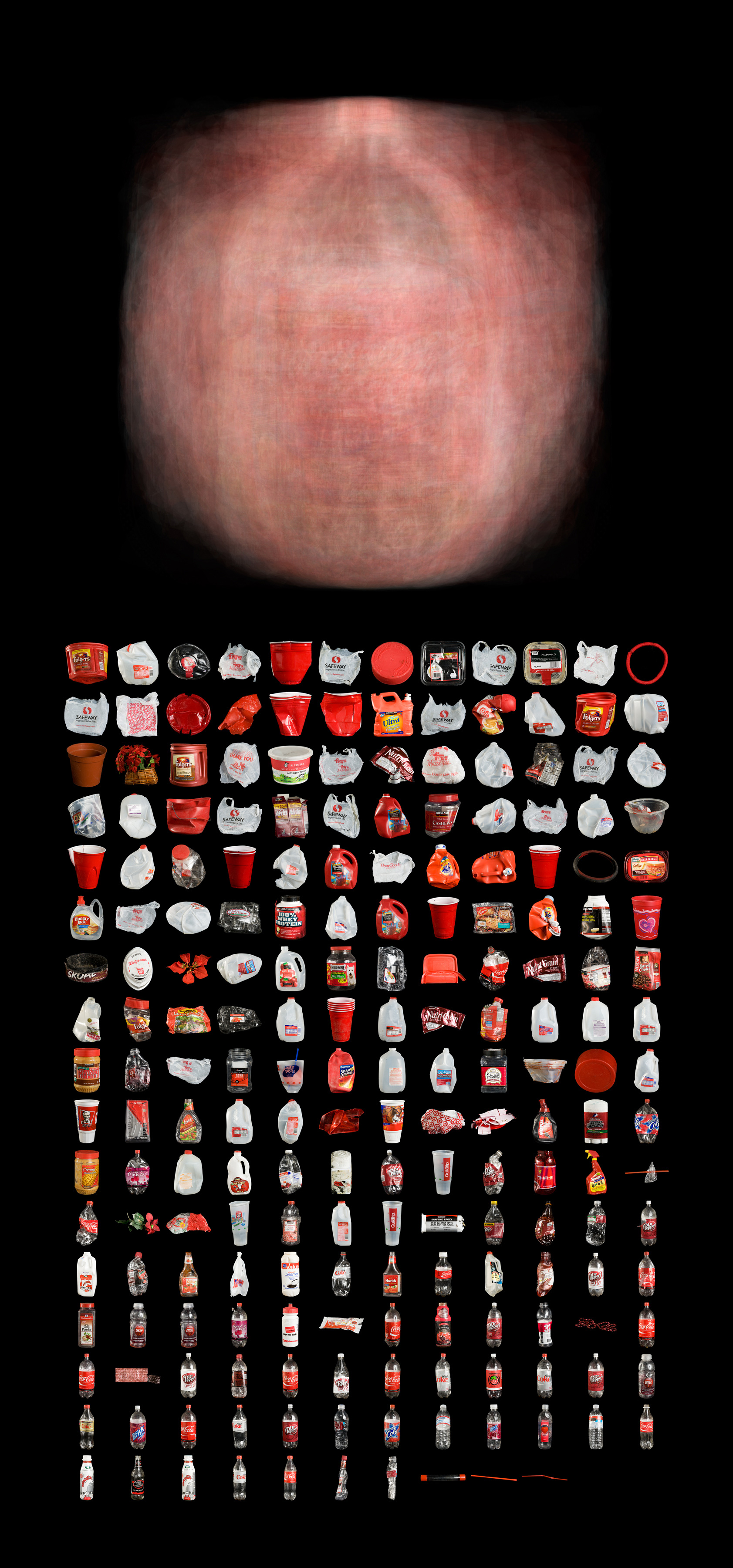 Click to Enlarge Red plastic