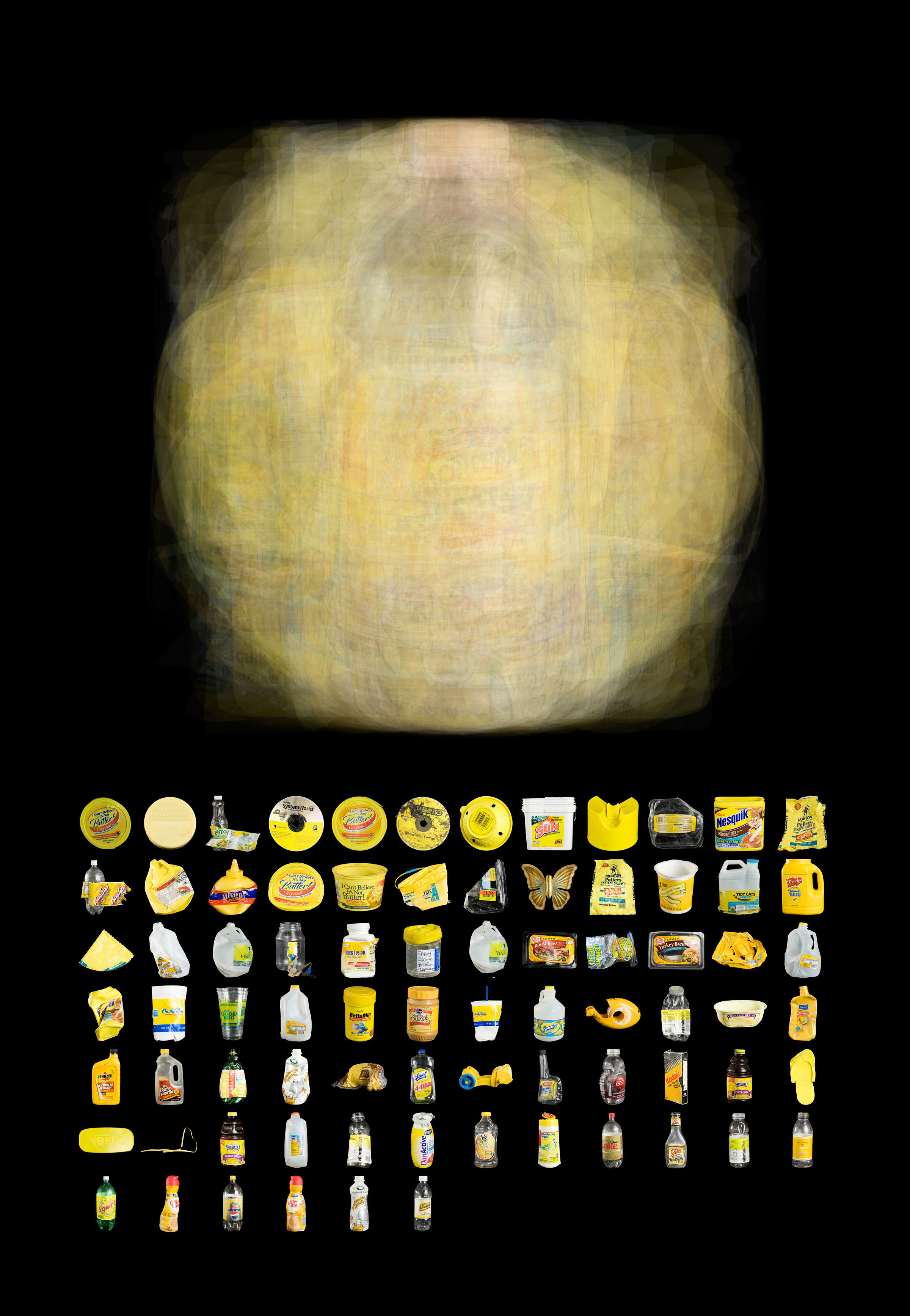 Click to Enlarge Yellow plastic