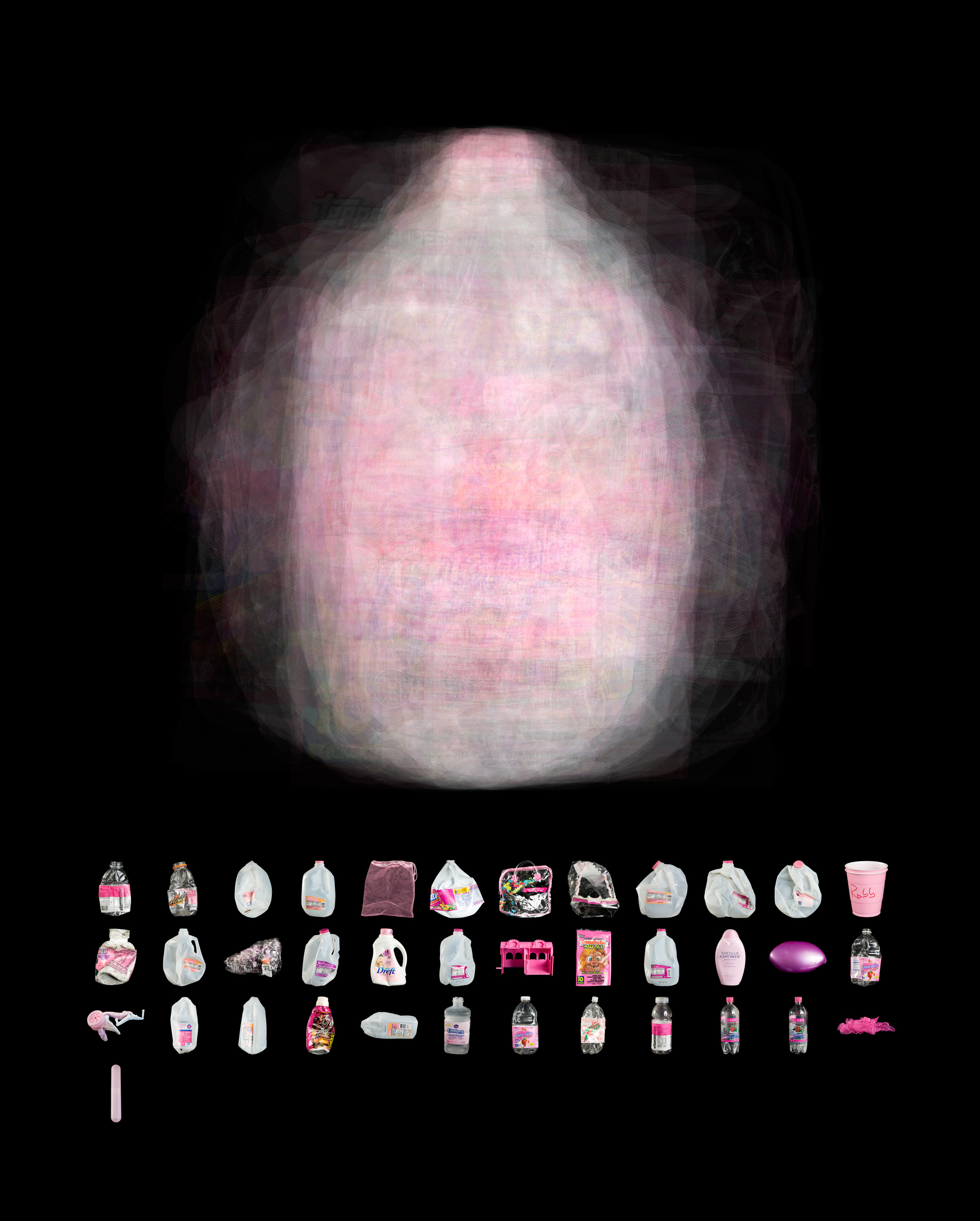 Click to Enlarge Pink plastic