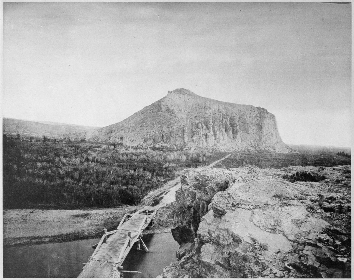 Click to Enlarge William Henry Jackson, Beaver Head River at Point of Rocks.