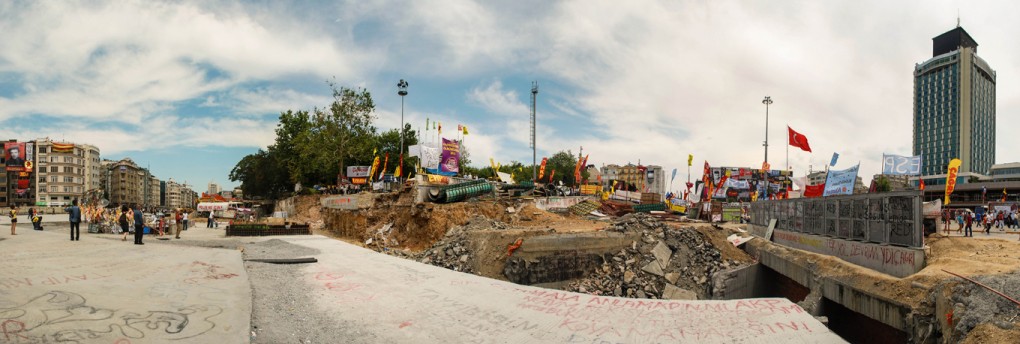 Protestors occupy Gezi Park, June 8, 2013