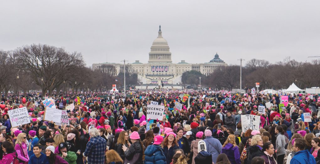 Women's March, Washington, Jan. 21, 2017.