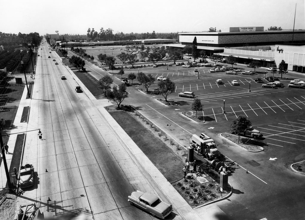 Fashion Square, Santa Ana, circa 1960.