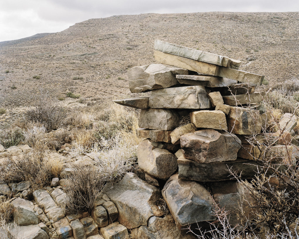 David Goldblatt, cairn or grave, Western Cape, 2002.