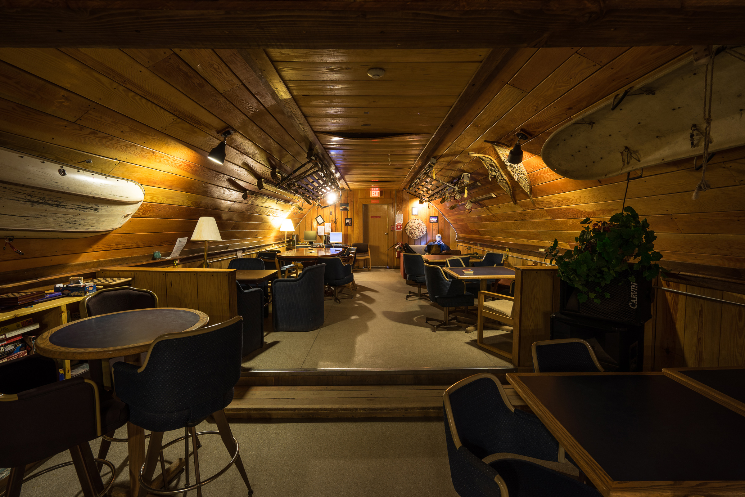 Click to Enlarge Coffee house at McMurdo Station.