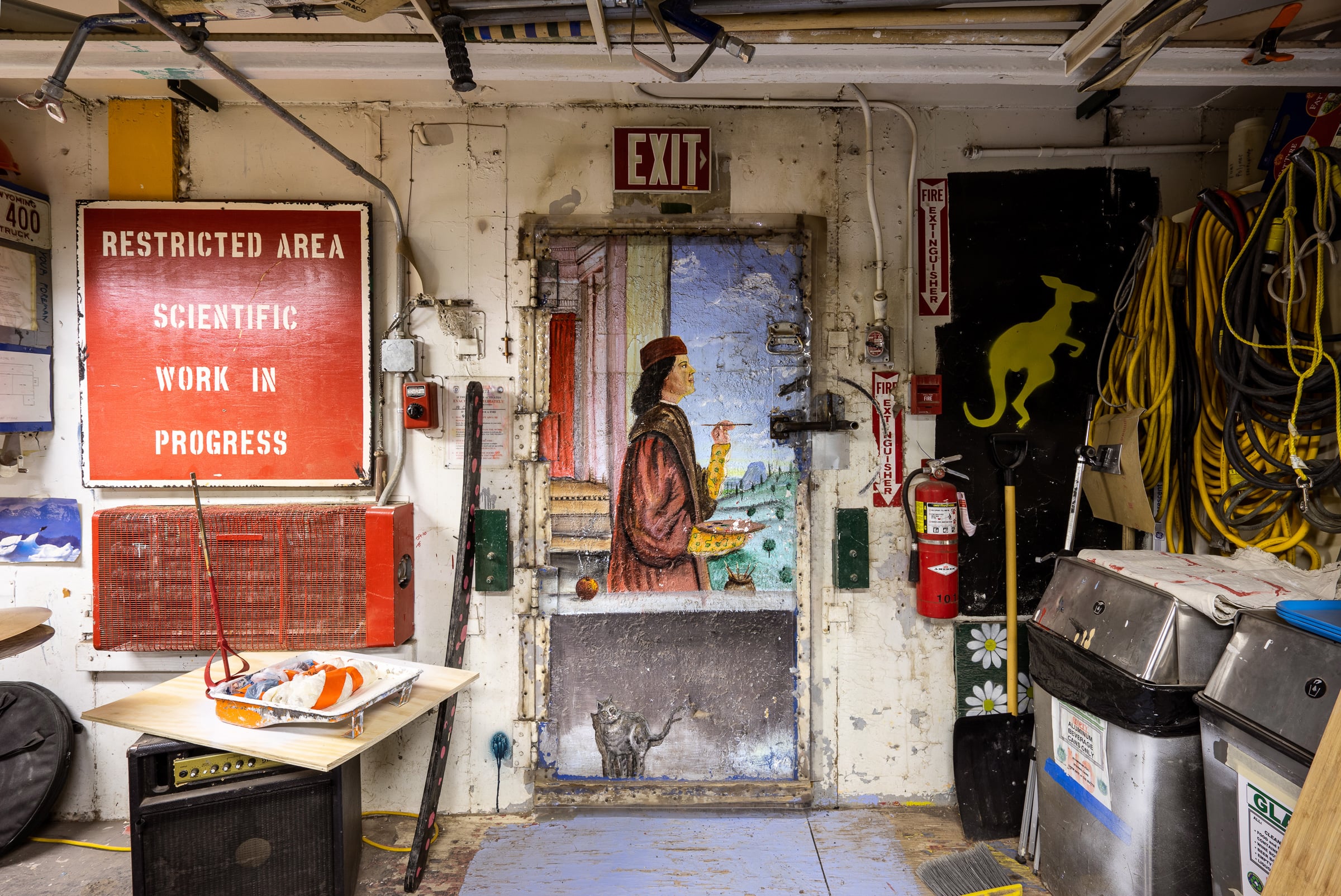 Click to Enlarge Paint Barn at McMurdo Station.