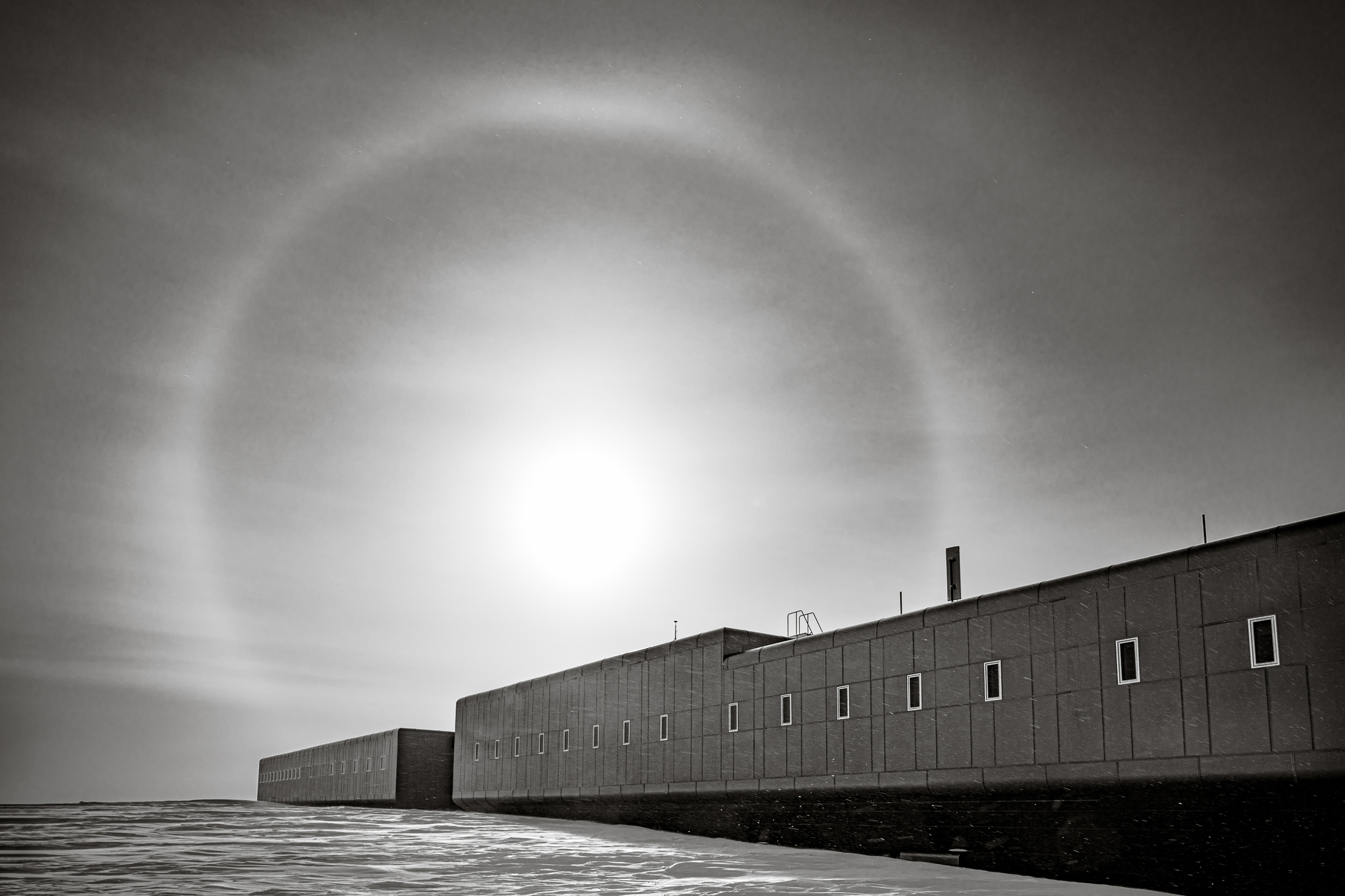 Click to Enlarge Amundsen-Scott South Pole Station.