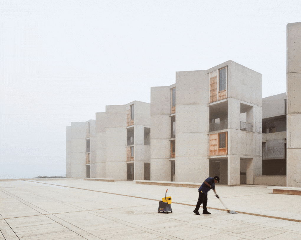 Salk Institute, photographed by Leonid Furmansky, 2018. [