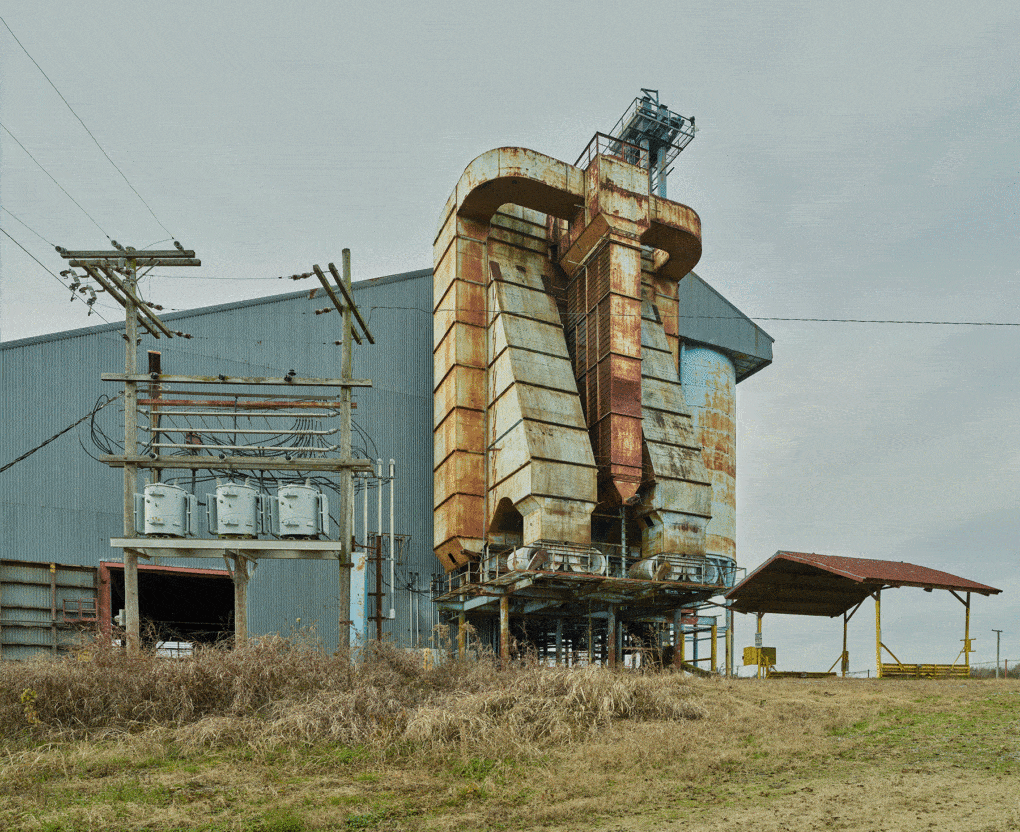 Photograph of farm machinery, Augusta, Arkansas.