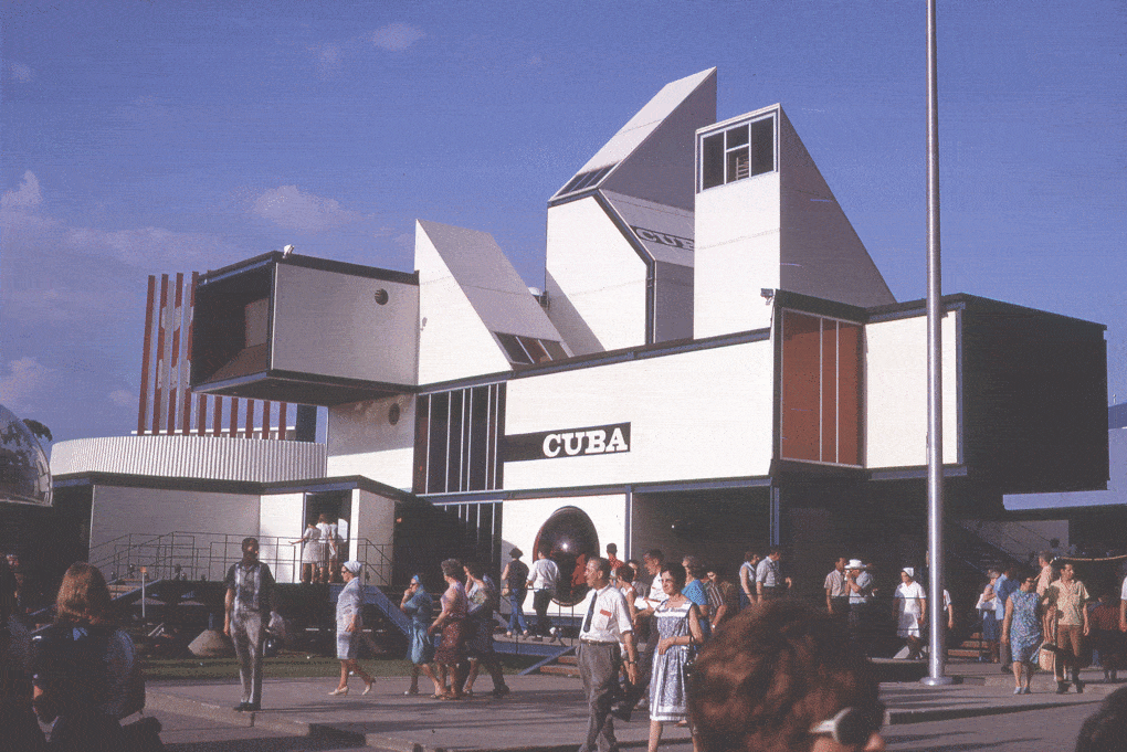 Cuban Pavilion at Expo '67, Montreal, designed by Sergio Baroni, Hugo D’Acosta, and Vittorio Garatti.
