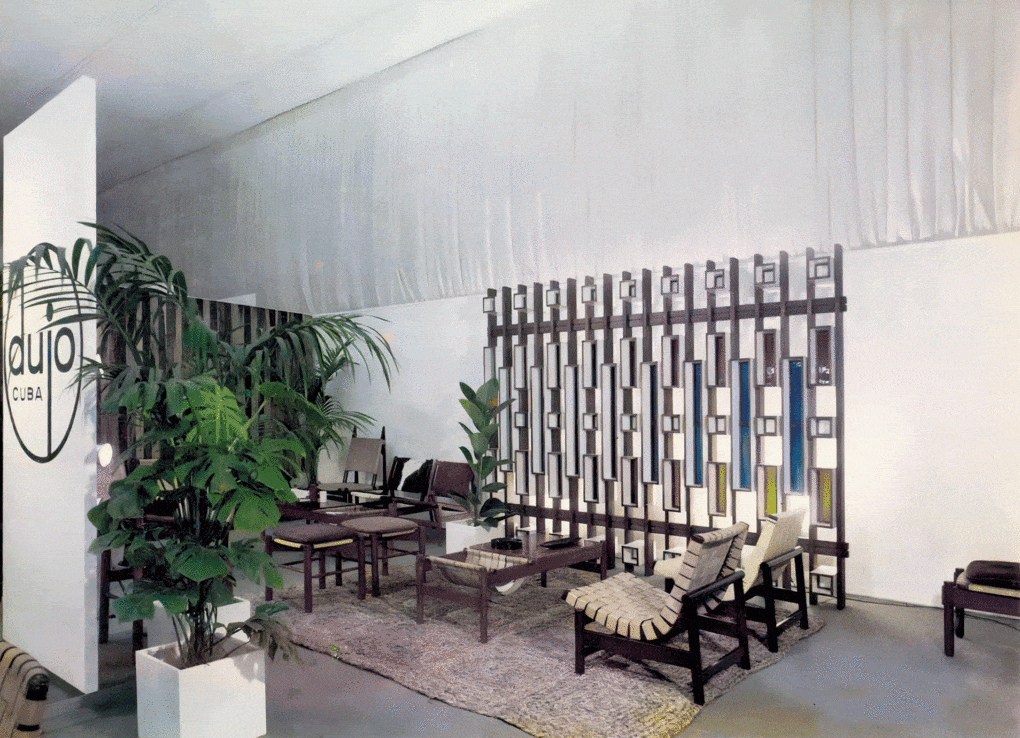 Dujo Muebles showroom at the Salon International du Mueble de Paris, 1967. Collection Laura Córdoba.