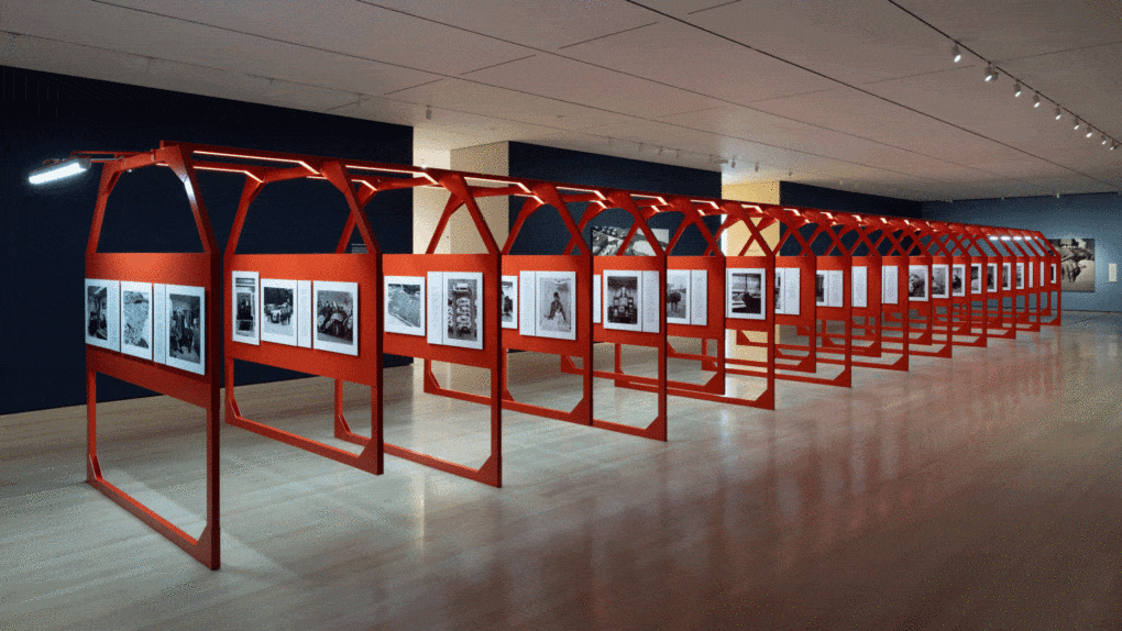 Installation view of <em>LaToya Ruby Frazier: Monuments of Solidarity</em>, Museum of Modern Art, New York, 2024. Photo: Jonathan Dorado.