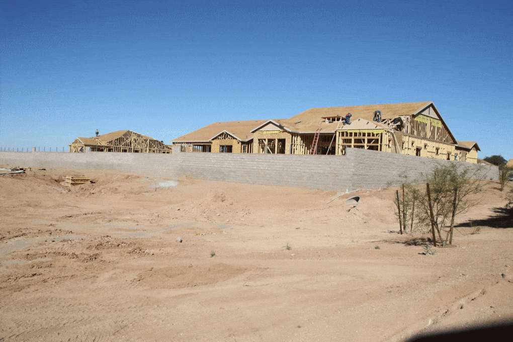 Mesa, Arizona, Construction of a new subdivision, November 2021. Photograph by Sipa USA.