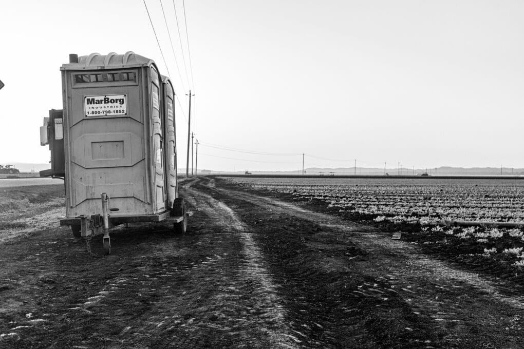 Agricultural fields in Santa Maria, California. 