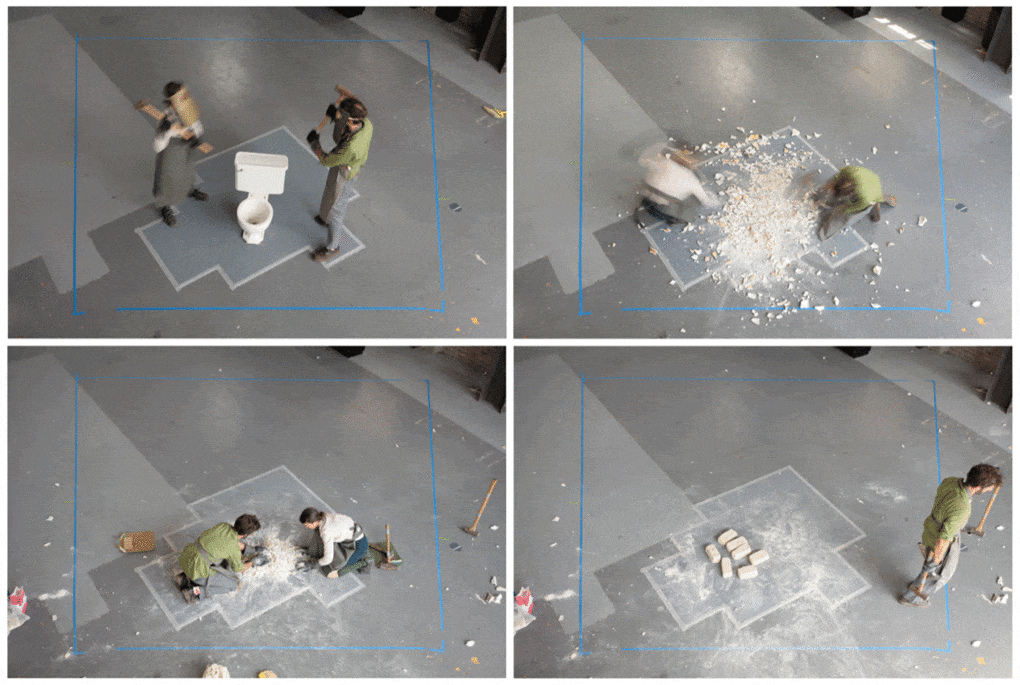 Stills from Futurefarmers, Erratum, 2011, captured by Jeff Warrin.