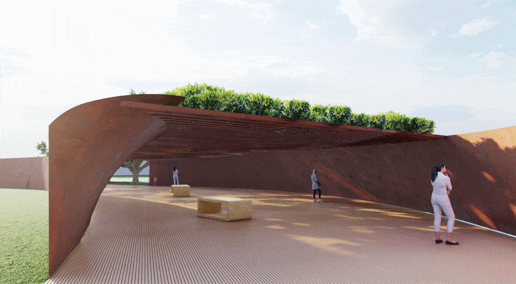 Alyssa Wilkins-Jones, 4th Year Architecture Studio, Tuskegee Institute, "Periwinkle," Fall 2023.