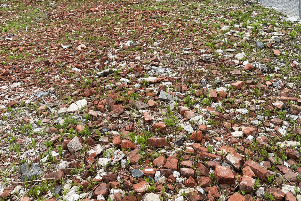 Vacant Lot, Second Avenue and Second Street, New York City, July 2024.