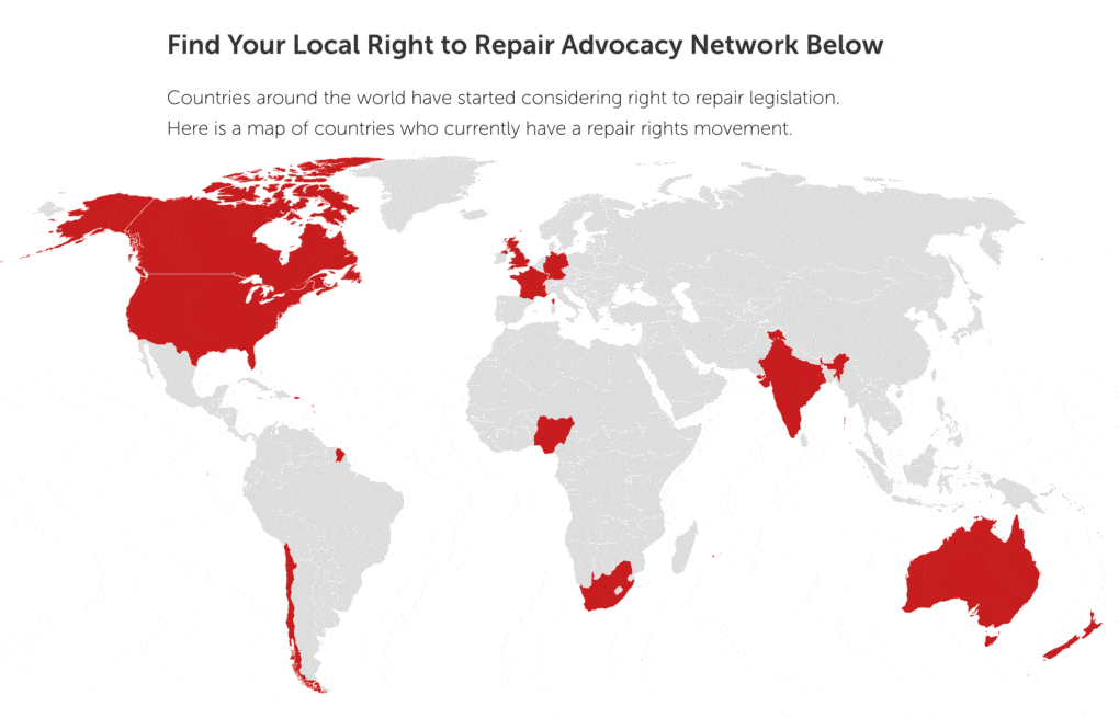 From the website of the Digital Right to Repair Association.