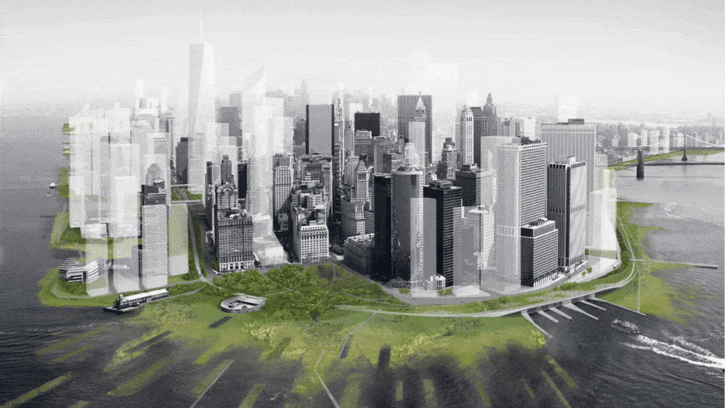 Architecture Research Office and DLand Studio, A New Urban Ground, proposal created for Rising Currents: Projects for New York’s Waterfront, Museum of Modern Art, 2010.