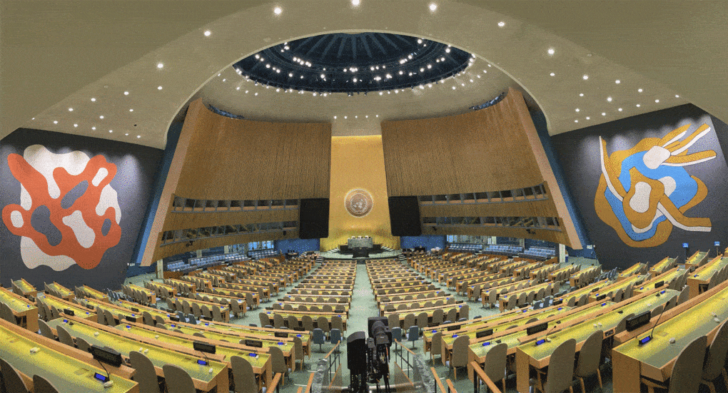 United Nations General Assembly, ca. 2023.