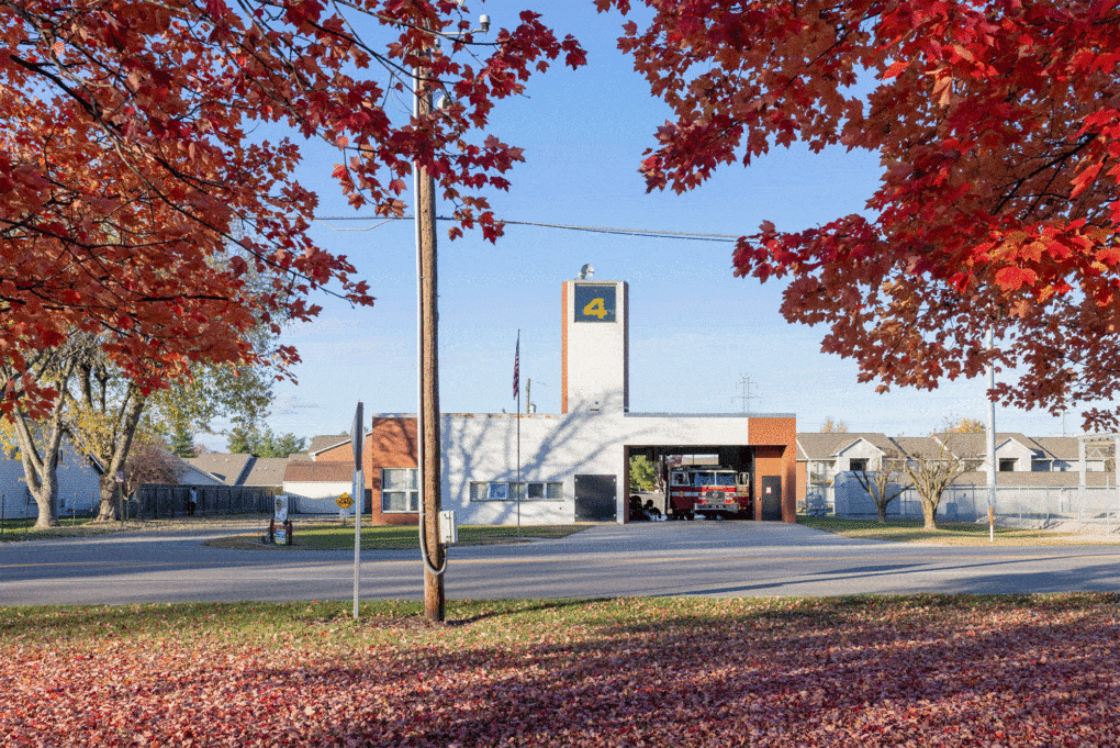 Photo by Iwan Baan of Fire Station No. 4, designed by Robert Venturi/Venturi and Rauch, 1968. 