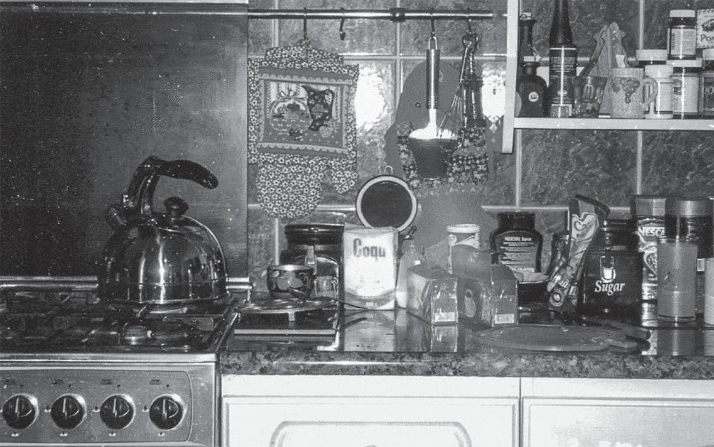 A typical kitchen in the last days of the Soviet Union, ca. 1990s. From Taking the Soviet Union Apart Room by Room.